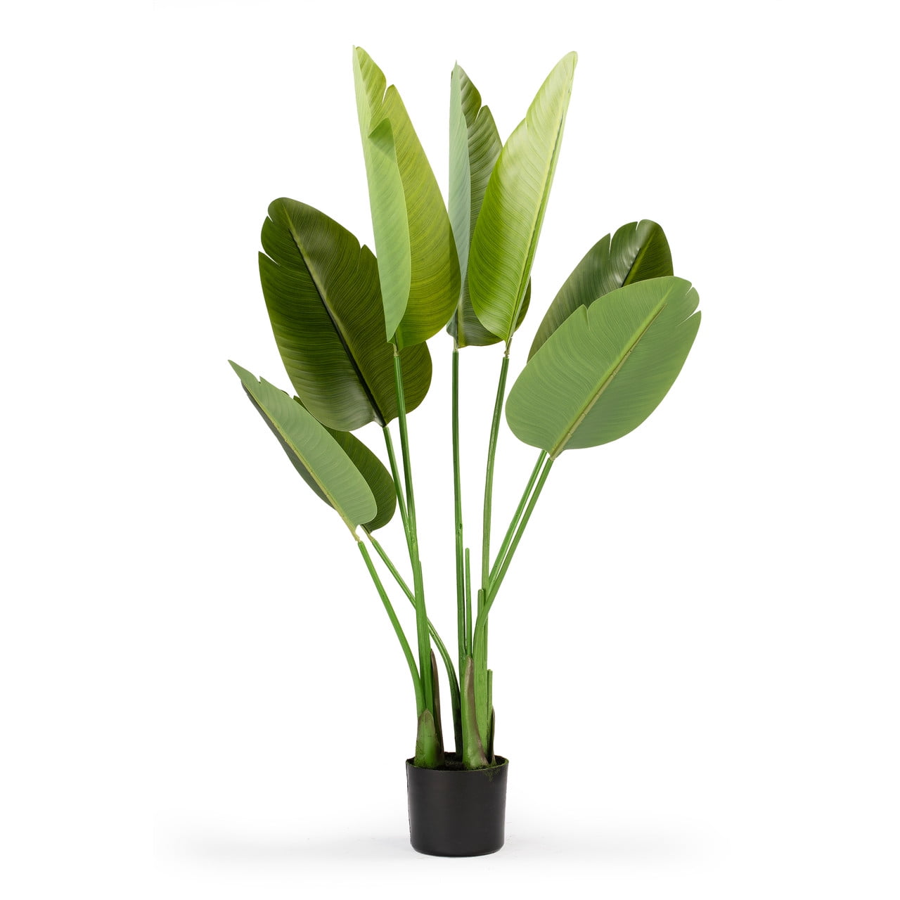 48 inches Artificial Bird of Paradise Tree in Black Nursery Pot