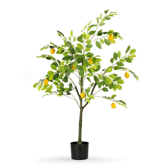 48 inches Artificial Lemon Tree in Nursery Pot