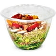 thumbnail image 1 of 48 oz Disposable BPA Free Salad Containers with Lids inClear Plastic Disposable for a Fresh Airtight Seal, Portable Serving Bowl Set for Meal Prep & Preserve Freshness s: (Qty=250), 1 of 6