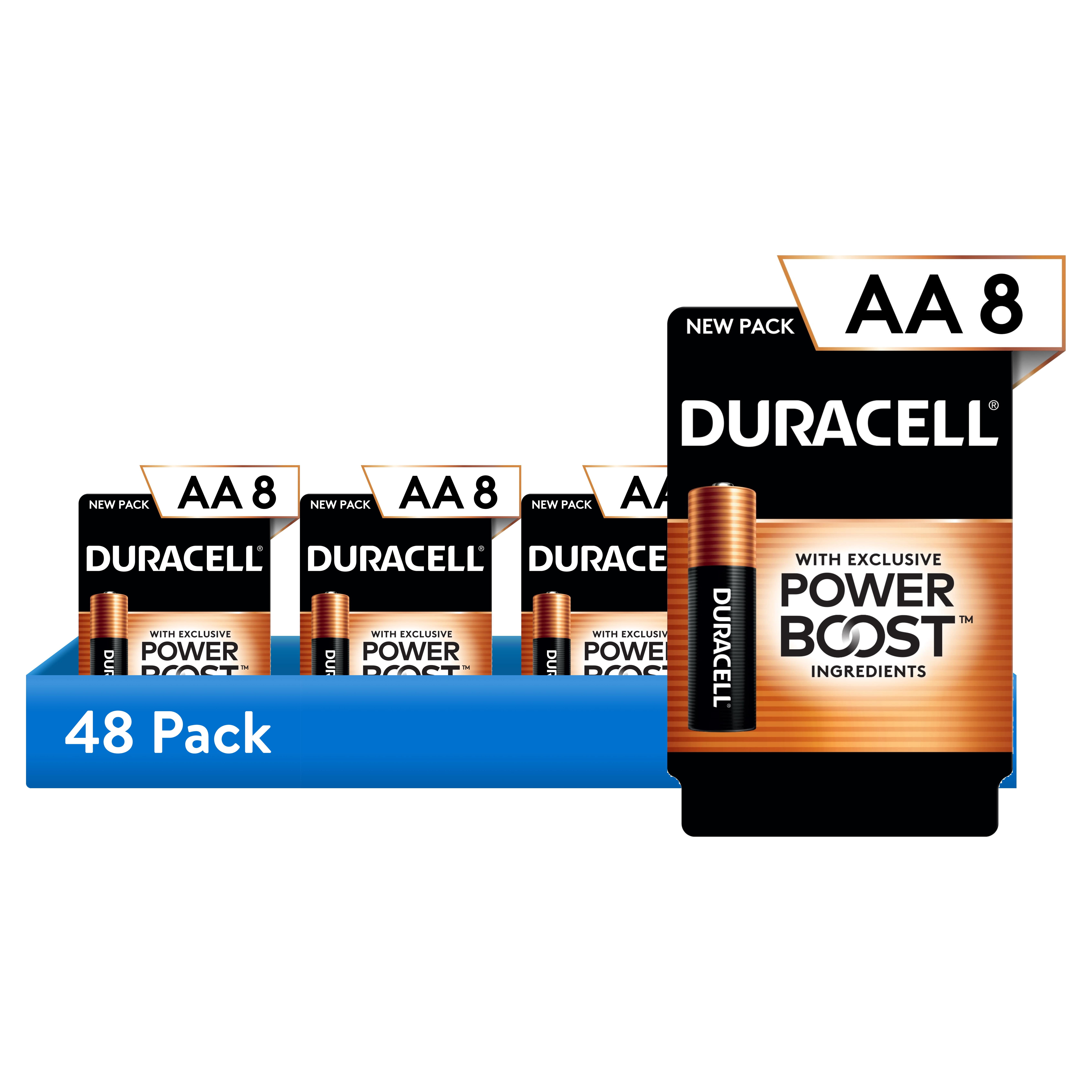 (48 pack) Duracell Coppertop AA Alkaline Batteries 8/PK