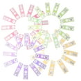 thumbnail image 1 of Raindrops Multi-Color Plastic Microscope Slides for Microbiology 48 Pieces Easy to Use and Clear, 1 of 1