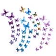 thumbnail image 1 of 48 pieces Bright 3D luminous butterfly Wall Decoration Decals Butterfly stickers Kindergarten living Room Bedroom Home decoration DIY, 1 of 6