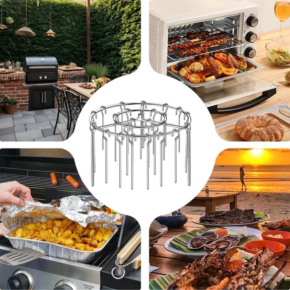 48 sign stainless steel barbecue grill E Courtyard family food gathering,Barbecue grill,Stainless steel