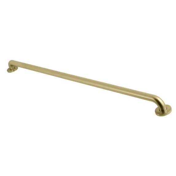 48 x 1.25 in. Meridian ADA Grab Bar, Brushed Brass