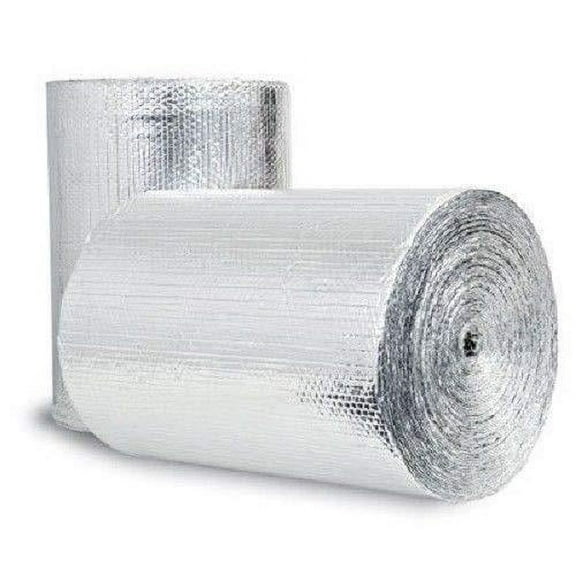 Double Reflective Insulation Roll 48"x 100 Ft. Home Wall Garage Heat Barrier New