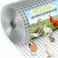 thumbnail image 1 of 48 in x 100 ft 1/4 inch Hardware Cloth 23 Gauge Wire Fencing Galvanized Welding Garden Fence Roll Square Mesh Chicken Rabbit Snake Cage Heavy Duty Welding Fencing, 1 of 8