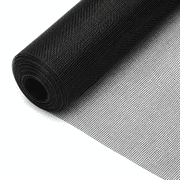 Window Screen Replacement Mesh 48 x 102 Inch, Black Cut-to-Size Polypropylene Screen Roll for Window, Screen Door, Patio Door & Porch, DIY Repair, Insect Protection, Pet Resistant