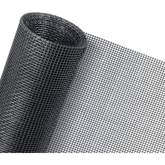 48" x 106" Adjustable Window Screens, DIY Custom Fiberglass Screen Mesh, Window Screen Replacement for Windows Doors and Patio Screens, Premium Pet Screen (Gray, 48" x 106")