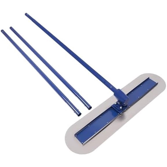 48'' x 12'' Concrete Bull Float Kit with Stainless Steel Trowel, Connector, and 3Pcs 5.9ft Poles for Professional Concrete Finishing Tools$$Tools & Hardware Other