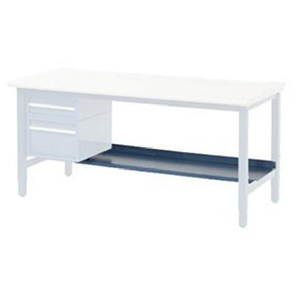 48 x 15 in. Lower Shelf for Bench - Blue