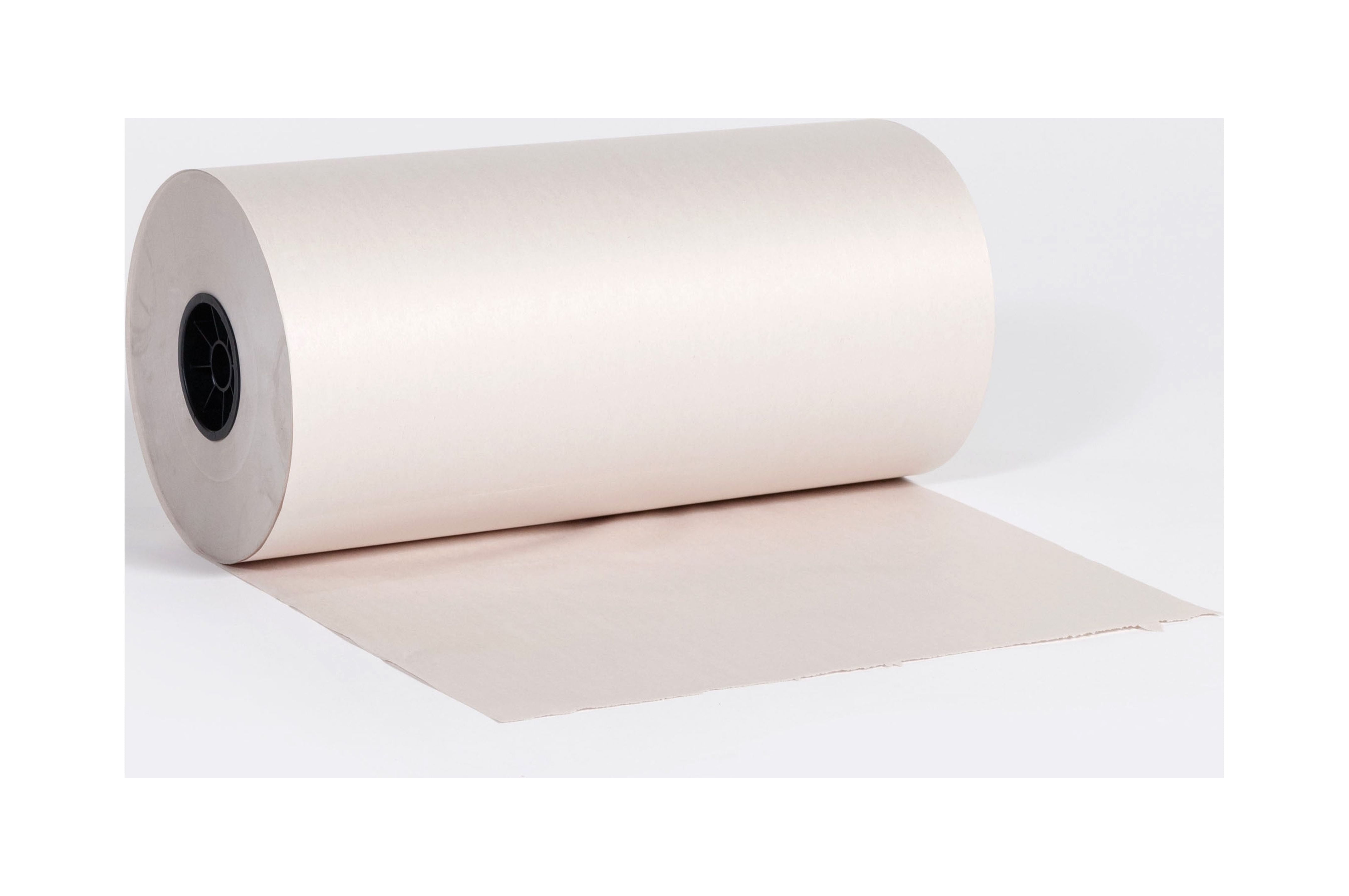 48" x 1440' White Newsprint Roll, 30#, Unprinted and Clean - 1 Roll [100% Recycled Paper]