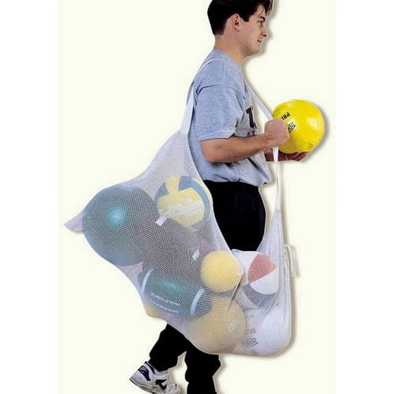 48" x 24" Mesh Ball Bag, Orange