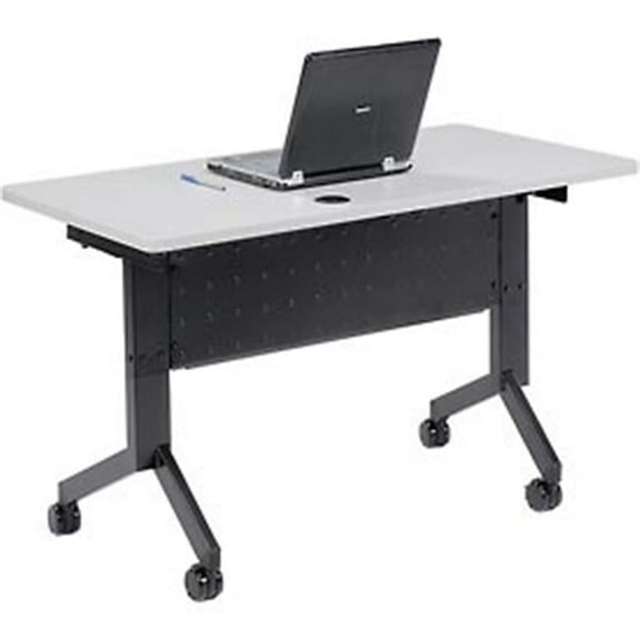 48 x 24 in. Training Table - Flip-Top - Gray