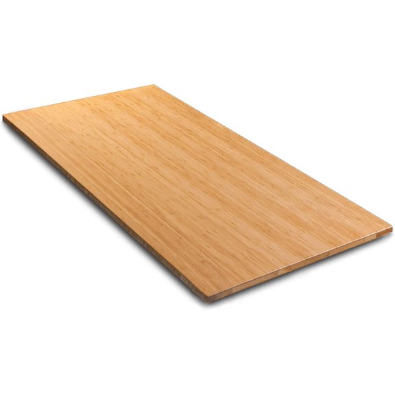 48 x 27.5 x 1 Inch 100% Solid Bamboo Desk Table Top Only,for Standing Desk Home Office Desk(Right Angle)