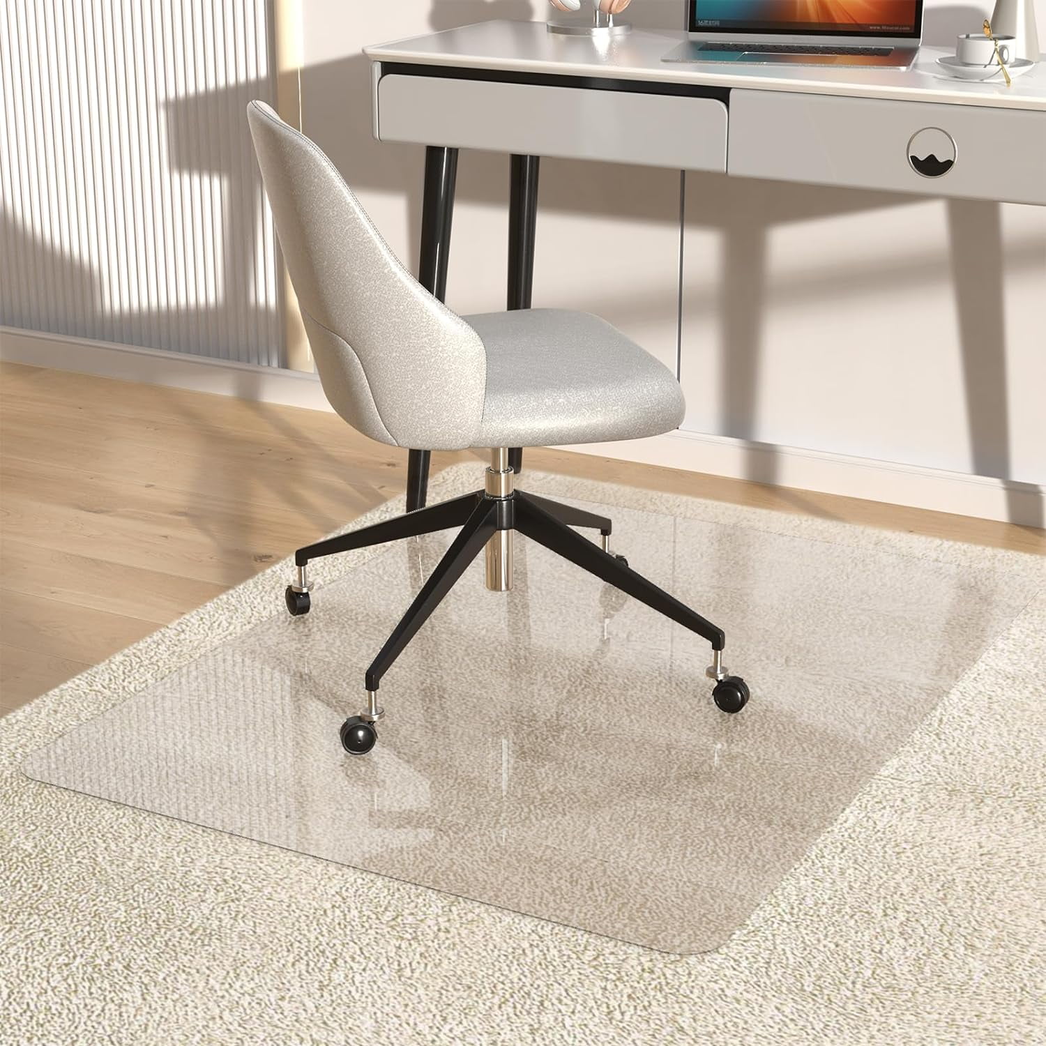 48" x 36" Office Chair Mat for Carpeted Floors, 10 pounds Heavy Duty
