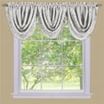 thumbnail image 1 of 48 x 36 in. Sutton Polyester Light Filtering Rod Pocket Curtain with Valance, Ivory, 1 of 1