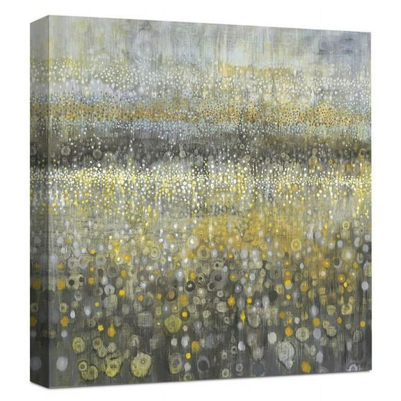 48 x 48 x 2 in. Rain Abstract II, Wrapped Giclee Canvas Art