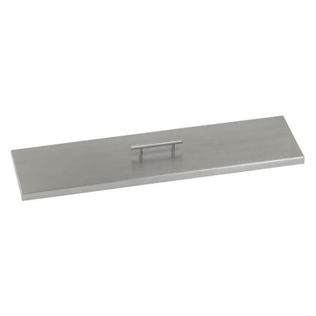 48 x 6 in. Stainless Steel Cover for Linear Drop-In Fire Pit Pan