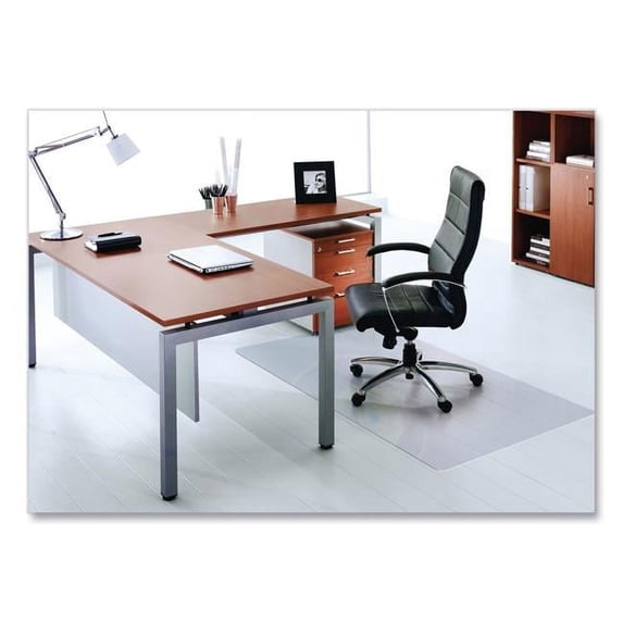 48 x 60 in. Rectangle Polycarbonate Chair Mat for Hard Floors, Clear