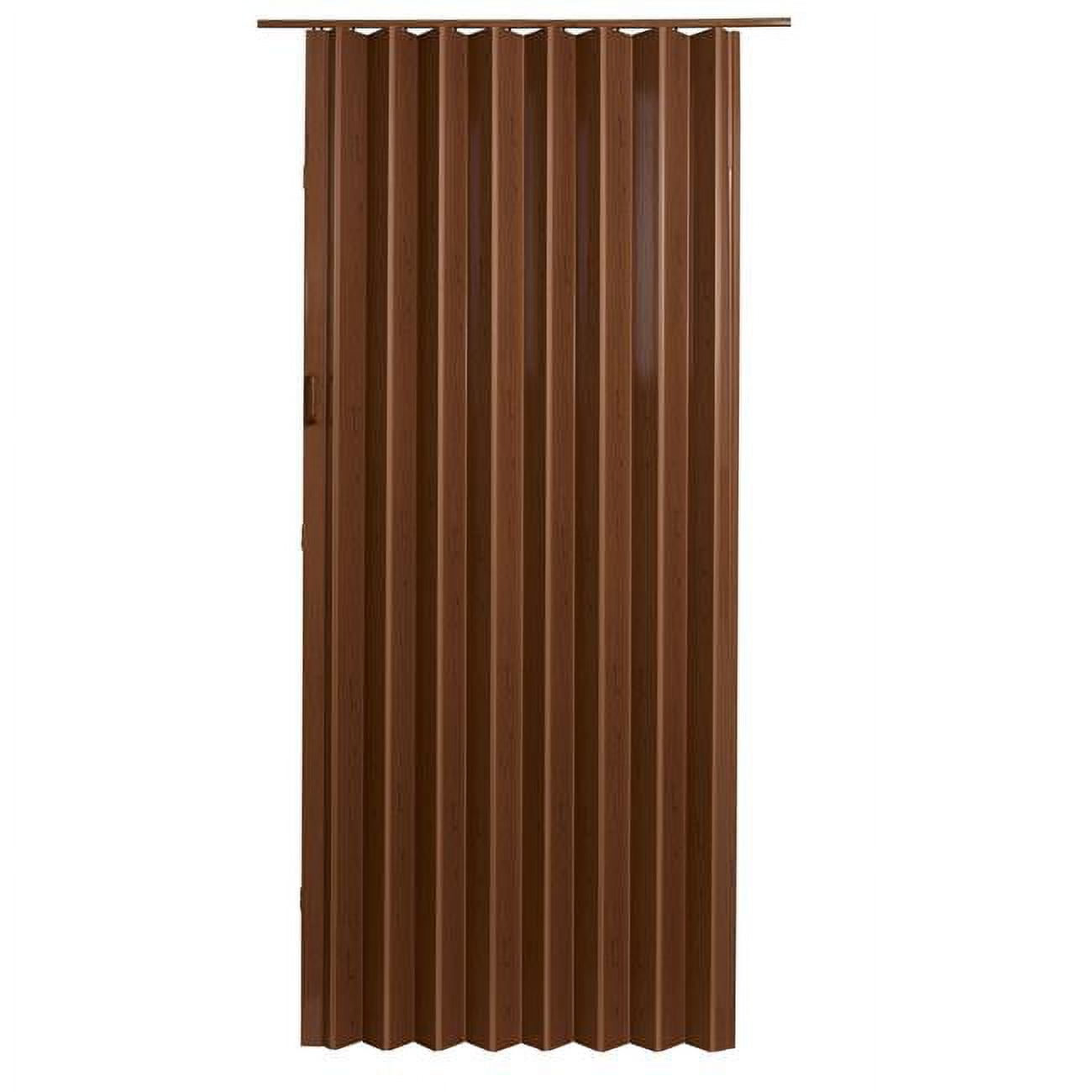 48 x 96 in. Oakmont Vinyl Folding Door, Pecan