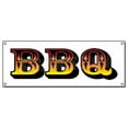 thumbnail image 1 of 48"x120" BBQ BANNER SIGN barbque bbq smoker signs ribs chicken pork beef, 1 of 5