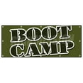 thumbnail image 1 of 48"x120" BOOT CAMP BANNER SIGN fitness run trainer weights gym sports extreme, 1 of 5