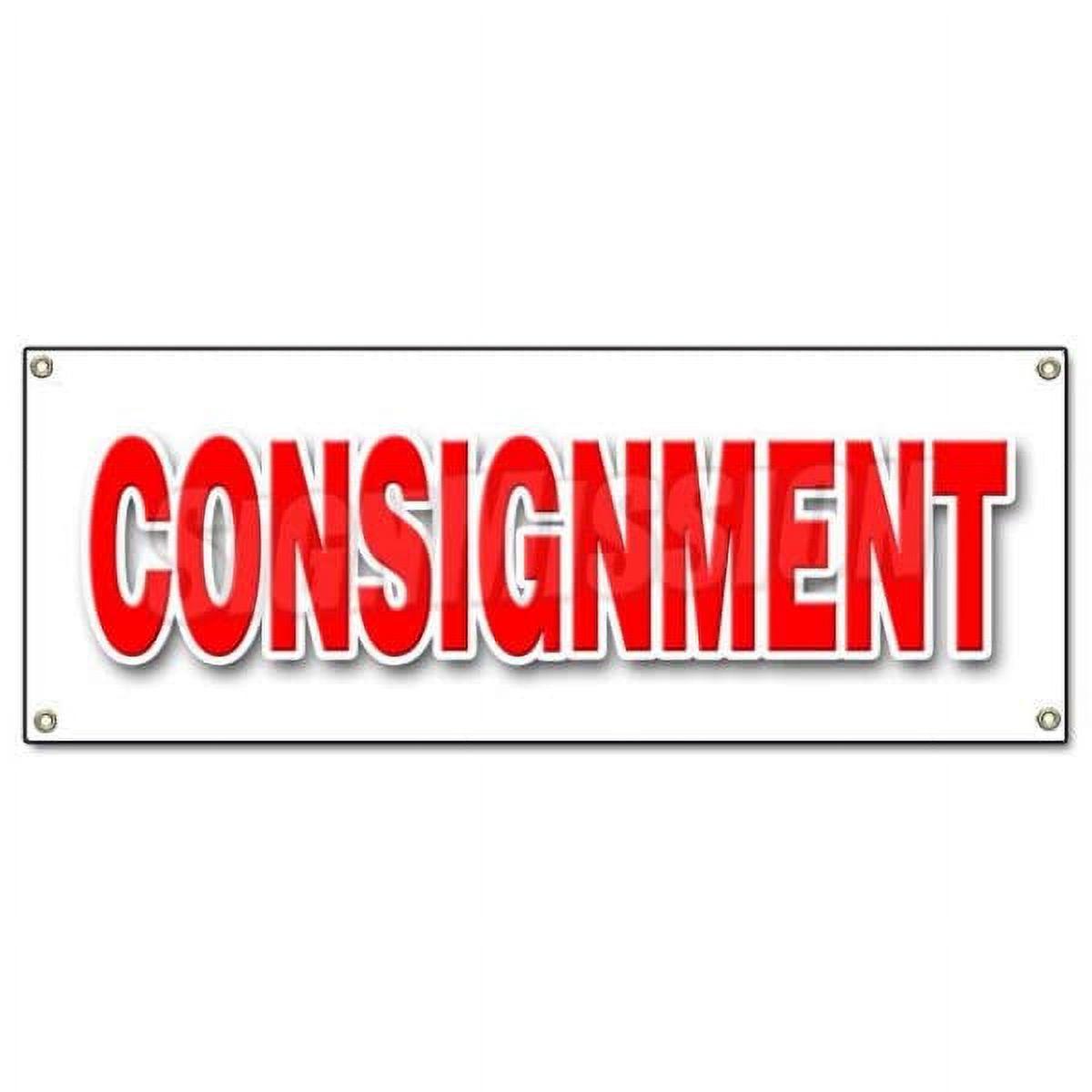 48"x120" Consignment Banner Sign Secondhand Brands Clothes Furniture