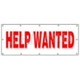 thumbnail image 1 of 48"x120" HELP WANTED BANNER SIGN now hiring interview application job position, 1 of 5