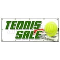 thumbnail image 1 of 48"x120" TENNIS SALE BANNER SIGN shop racquet balls shoes athletic, 1 of 5
