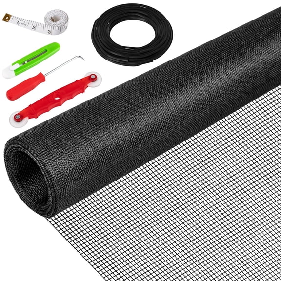 48"x236" Window Screen Replacement Kit with Tools