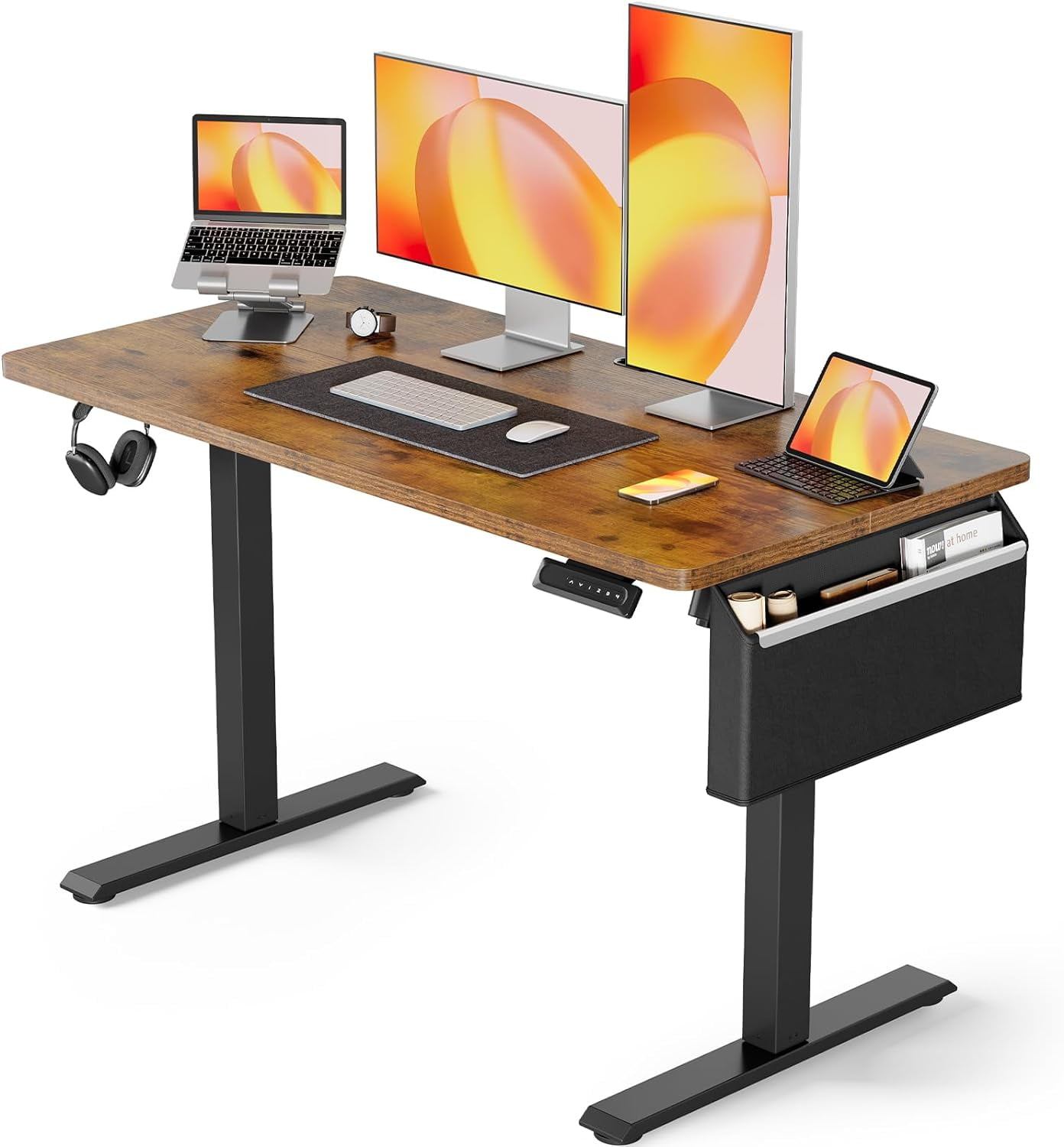 48"x24" Home Office Electric Standing Desk Height Adjustable with