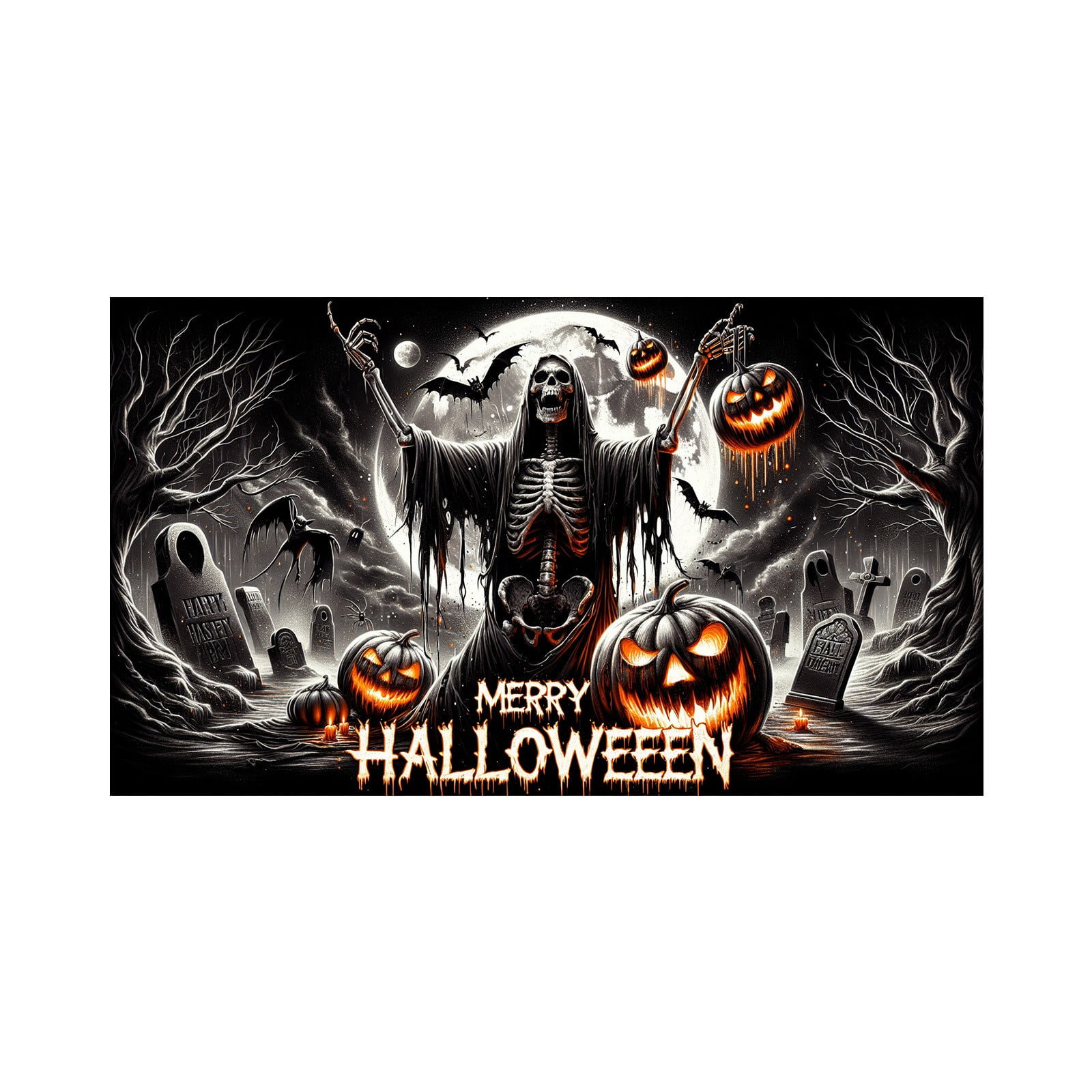 480*210cm Outdoor Garage Door Banner Large Decorative Door Cover