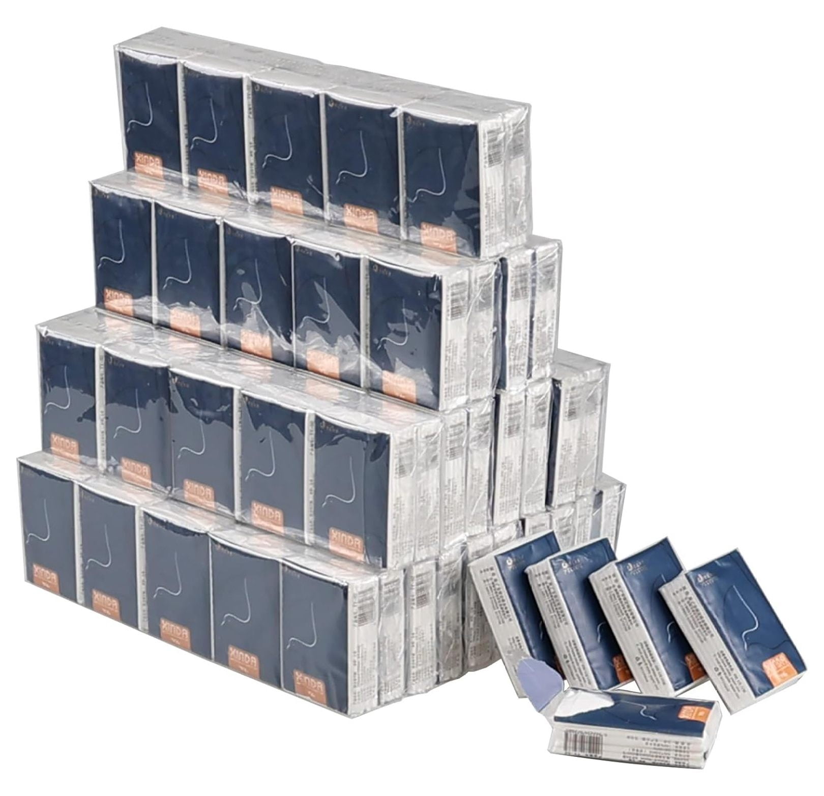 480Pack Mini Travel Facial Tissues Pocket Pack, 4Ply Facial Tissue