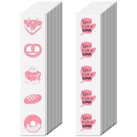 480 Pcs Dessert Stickers Small Cute Vinyl Waterproof Vsco Laptop Stickers Small PVC Self-Adhesive Labels Craft DIY