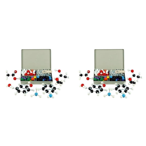 480 Pcs Molecular Model Kit Organic Chemistry Molecular Electron Orbital Model Chemistry Aid Tool for Chemistry Lesson172 x Atom Model 306 x Link 2 x Link Tool 2 x Plastic Box