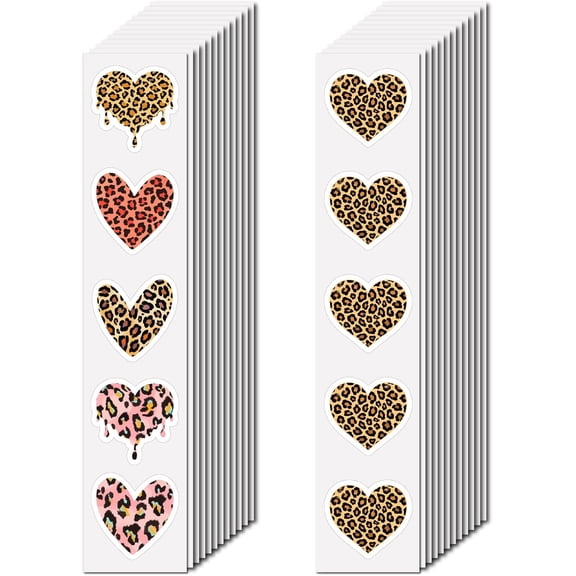 480 Pcs Small Heart Stickers for Water Bottle Cute Vinyl Waterproof Vsco Laptop Stickers Self-Adhesive Dots Labels Craft for Scrapbook DIY House Window Door Decoration Table 2.2x2.2cm Colorful