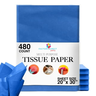 TTLLQQ Blue Tissue Gift Wrapping Paper 120 Sheets Set, 15x20, Baby Blue Sky  Blue Ultra Sapphire Lake Blue Premium Mix Recyclable Bulk, DIY Art Craft