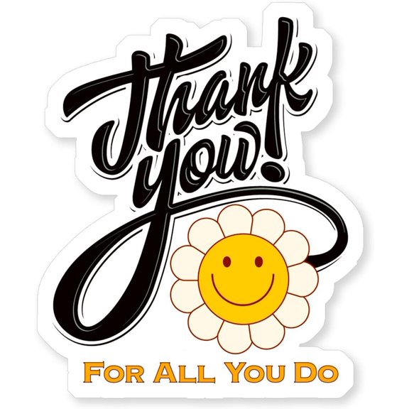 480 count Thank You for You Do Stickers Appreciation Sticker for Employees Social Workers, Packaging Mail Envelope Packaging Gifts Wrapping Label Stickers