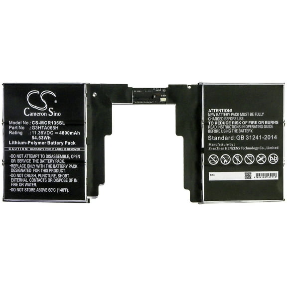 4800mAh Microsoft G3HTA065H Battery for Surface Book 3 13.5 Keyboard
