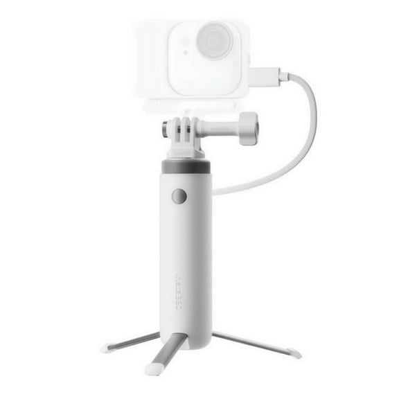 4800mAh Power Handle Charging Grip with Tripod for Insta360 Ace Pro 2 & GO Ultra, USB-C Rechargeable Handheld Selfie Stick with 1/4" Mount, Portable Camera Battery Grip