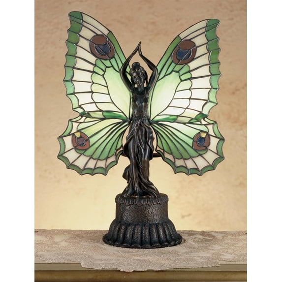 48019 Meyda 17"H Butterfly Lady Accent Lamp