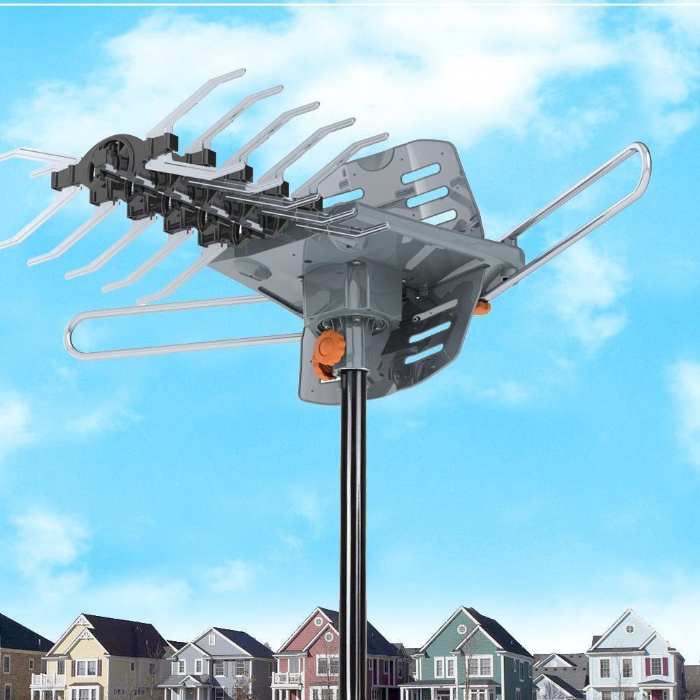 Leadzm TA-10000A Motorized Outdoor TV Antenna – 950+ Miles Range, 4K 1080P HDTV
