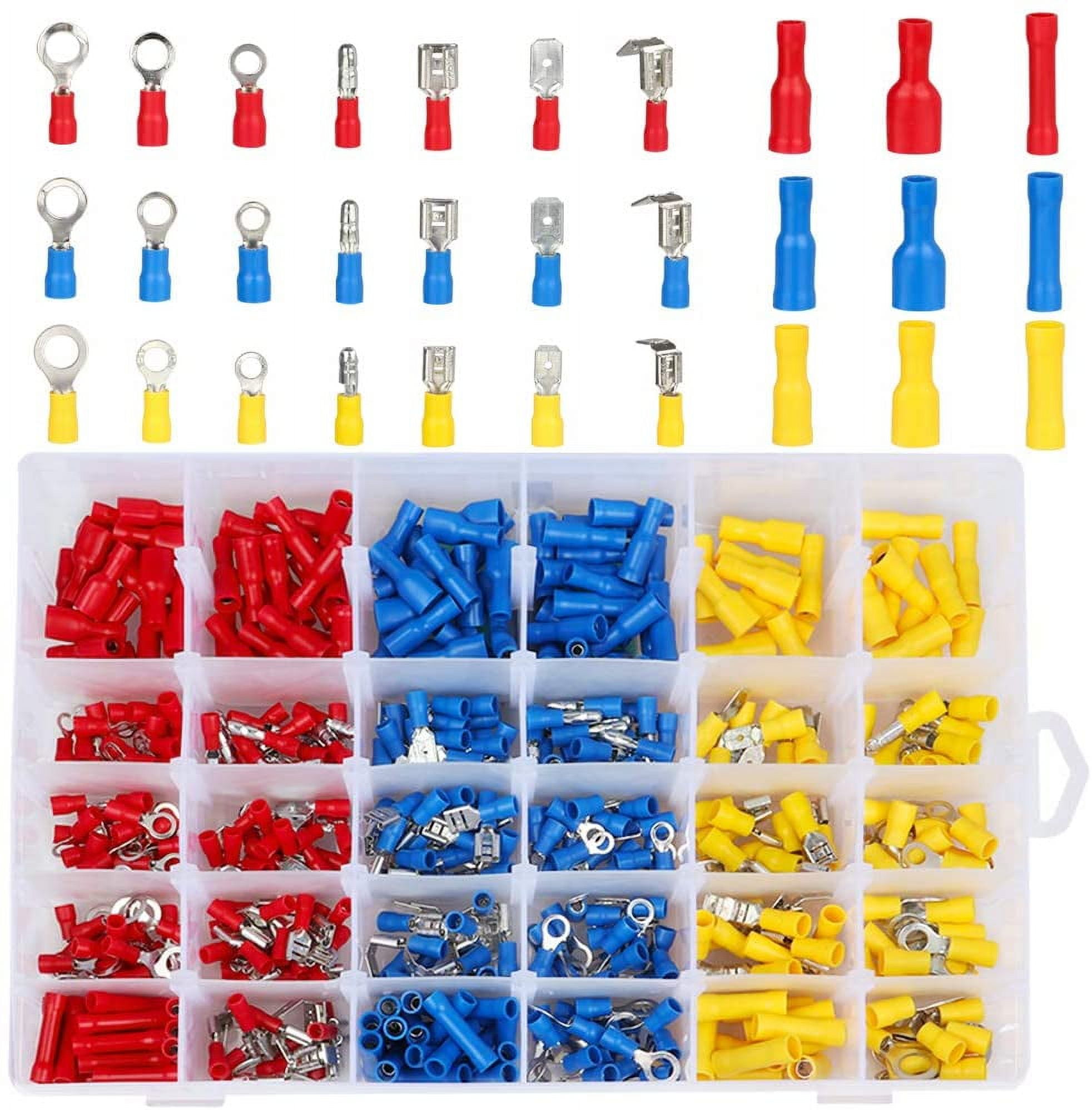 480Pcs Electrical Lugs, Car Electrical Lugs, Electrical Connector