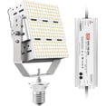 thumbnail image 1 of 480V LED Shoebox Retrofit Kit 150W 21750LM E39 Mogul Base ETL DLC Listed 5000K LED Retrofit Light for Parking Lot Lights Tennis Court AC200-480V, 1 of 7