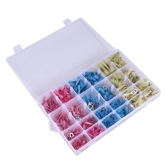 481Pc Polyolefin Heat Shrink Terminal with Water Resistant Solder Ring for Wire Insulation