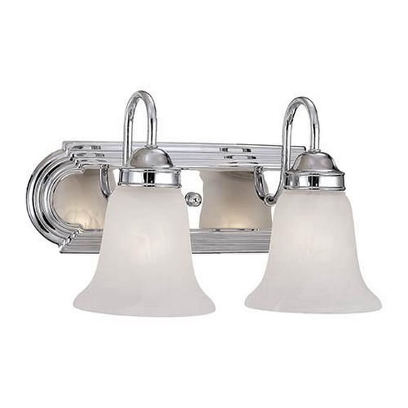 482-CH-Millennium Lighting-2 Light Bath Vanity-8.5 Inches Tall and 14 Inches Wide-Chrome Finish