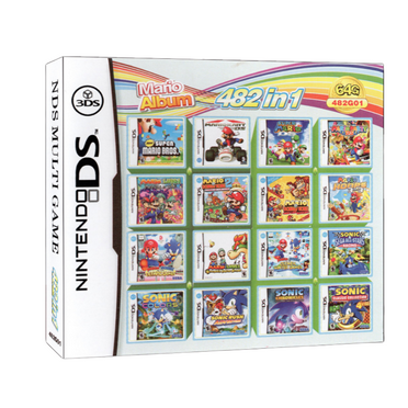 482 IN 1 DS NDS Game Cartridge Card Multi Mario,US Version