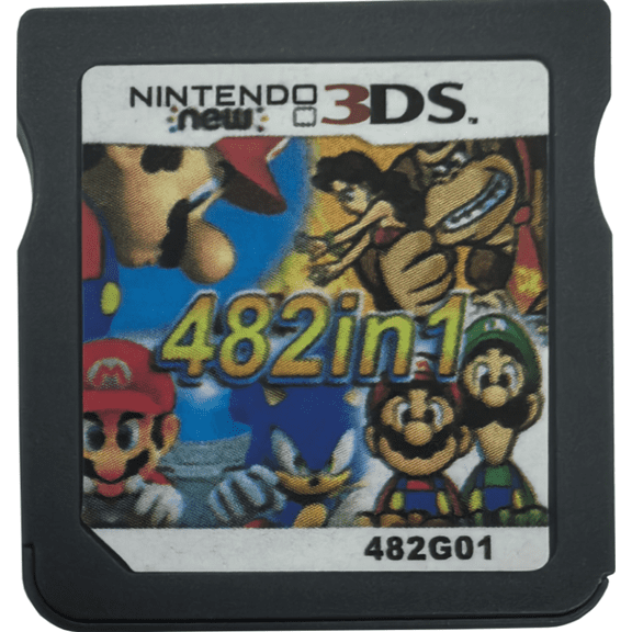 482-in-1 super combination NDS game card , retro game collection, US version.