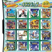 482 في 1 Nintendo Ds Games NDS NDSL NDSi 3DS 2DS عربة فلاش متعددة الخراطيش