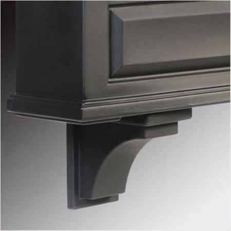 4828B Nantucket Decorative Brackets 2 Pack - Black